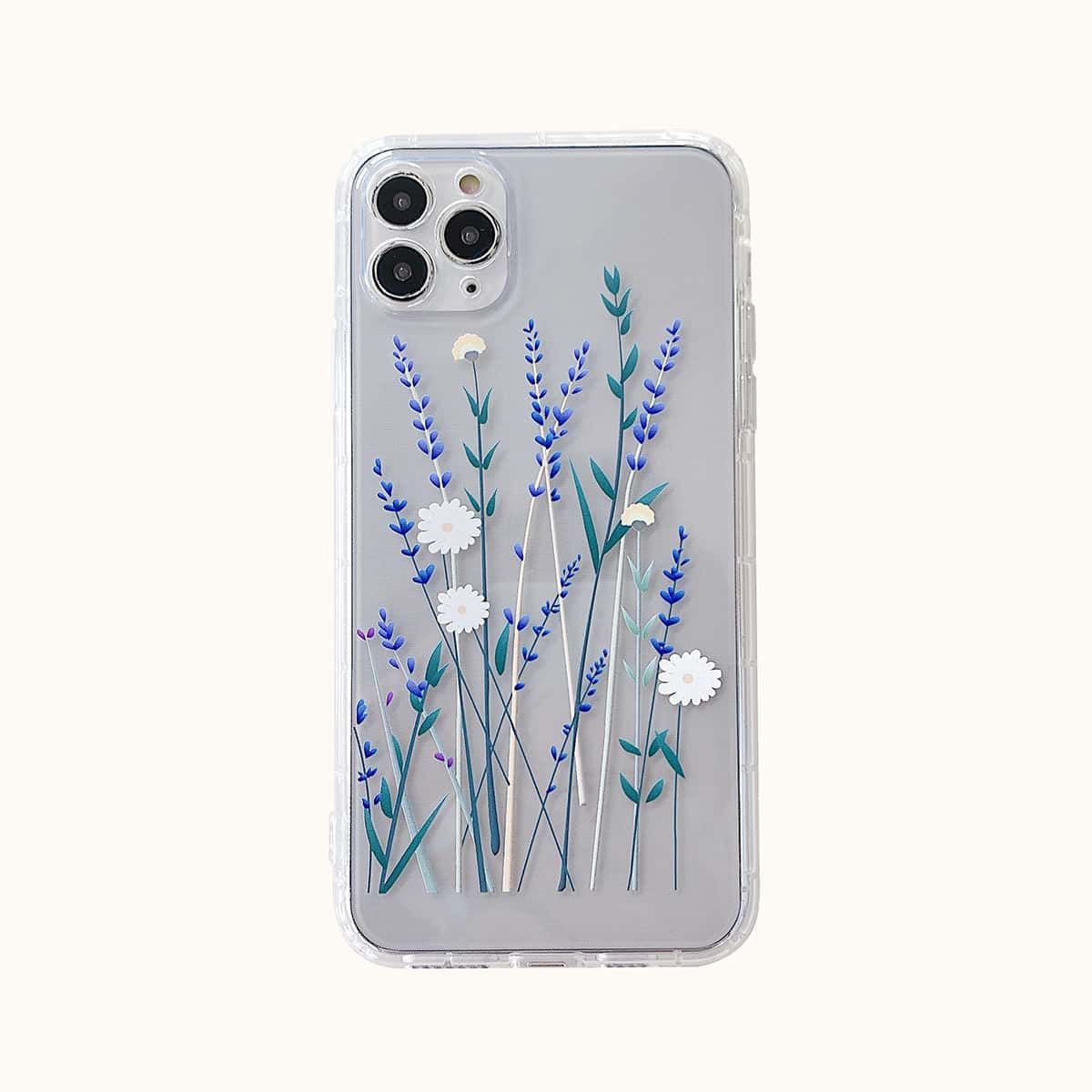 

Floral Clear iPhone Case
