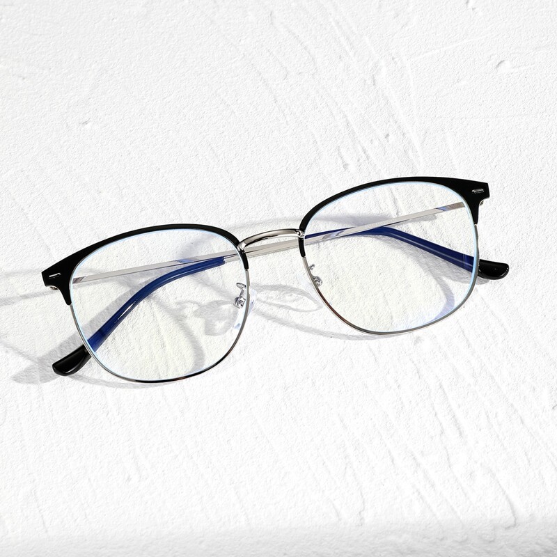 

Guys Anti-blue Light Glasses, Silver