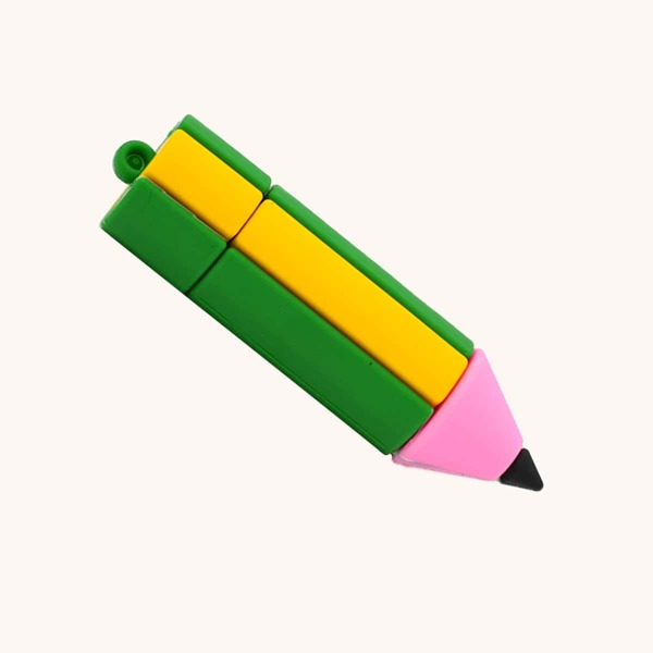 

Pencil Design USB Flash Drive, Green
