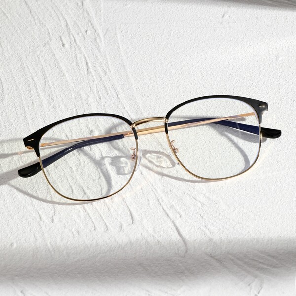 

Men Anti-blue Light Glasses, Gold