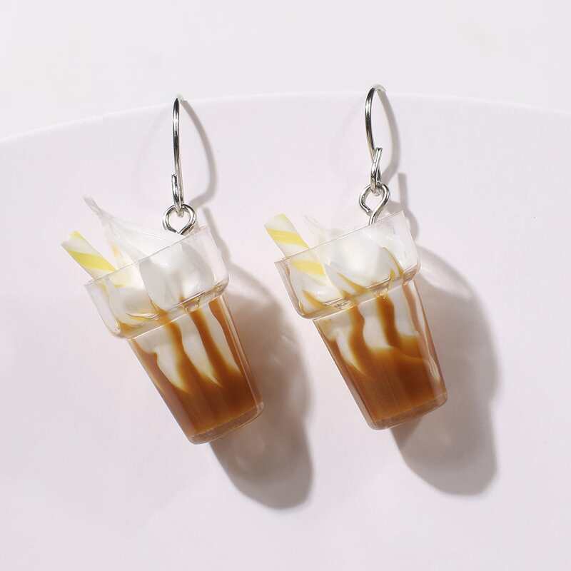 

Ice Cream Cup Drop Earrings, Multicolor