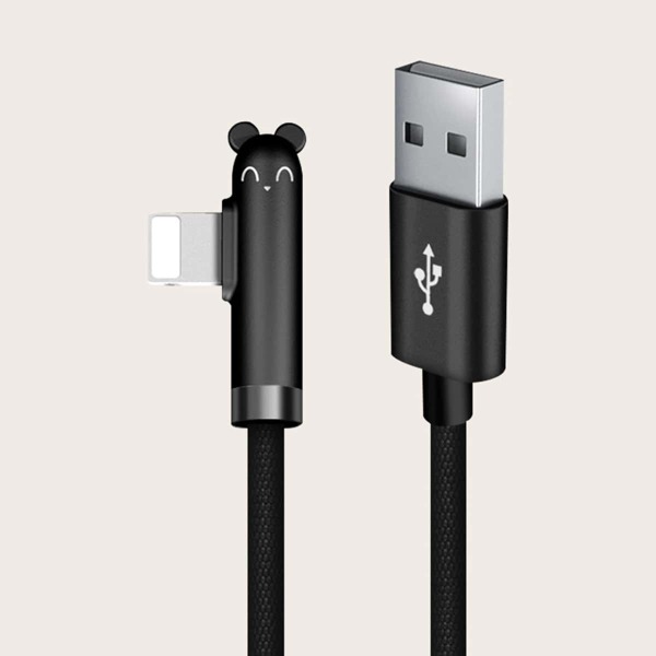 

1pc iPhone Data Cable, Black