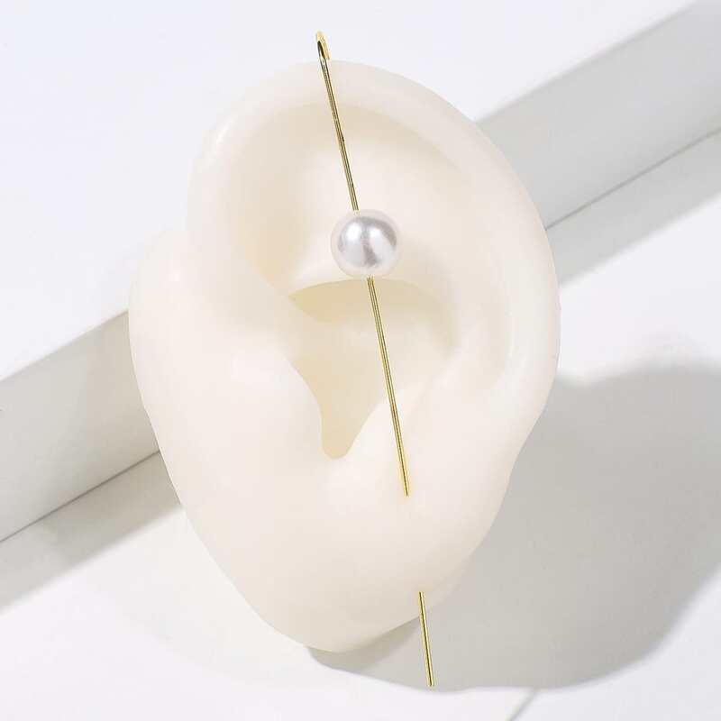 

Faux Pearl Ear Cuff, Gold