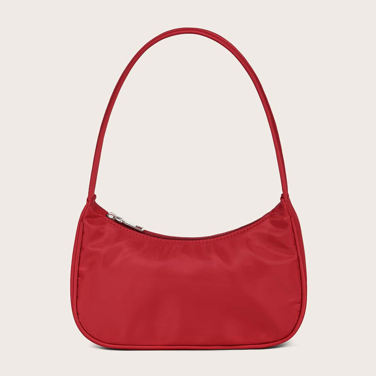 

Minimalist Baguette Bag, Red