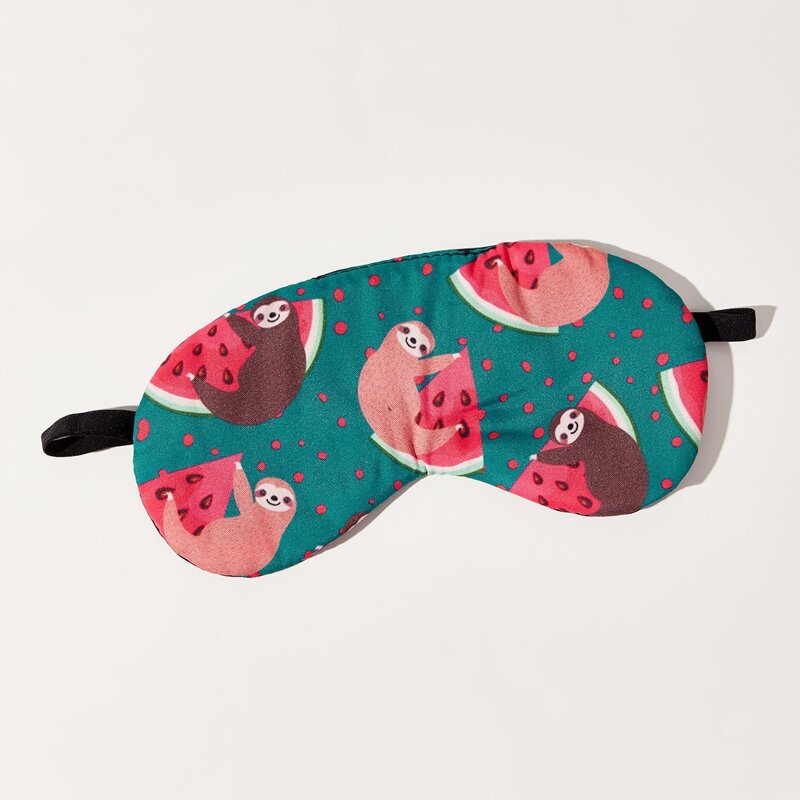 

Sloth & Watermelon Print Eye Cover, Multicolor