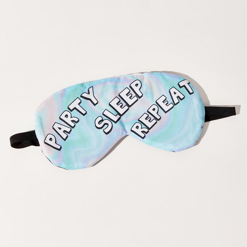 

Letter Graphic Eye Cover, Multicolor