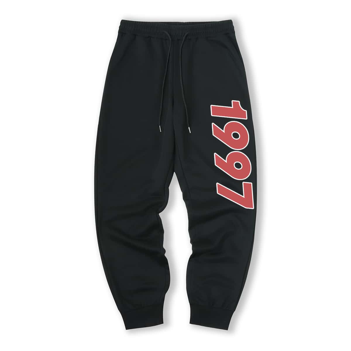 

Guys Number Drawstring Sweatpants, Black