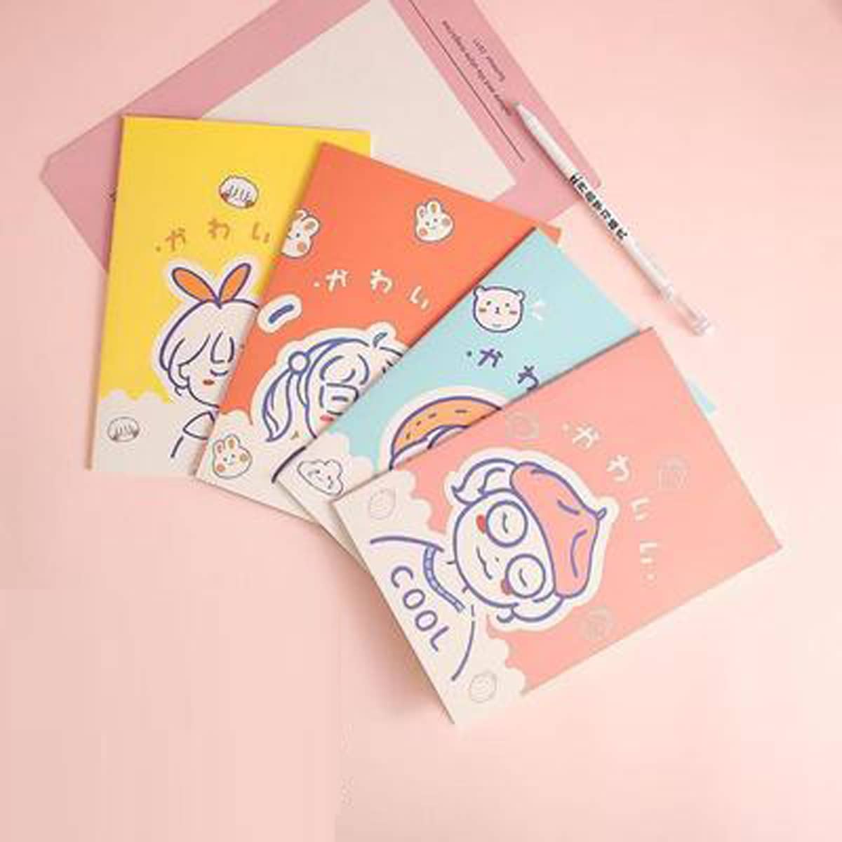 

1pc Random Cartoon Figure Notebook, Multicolor