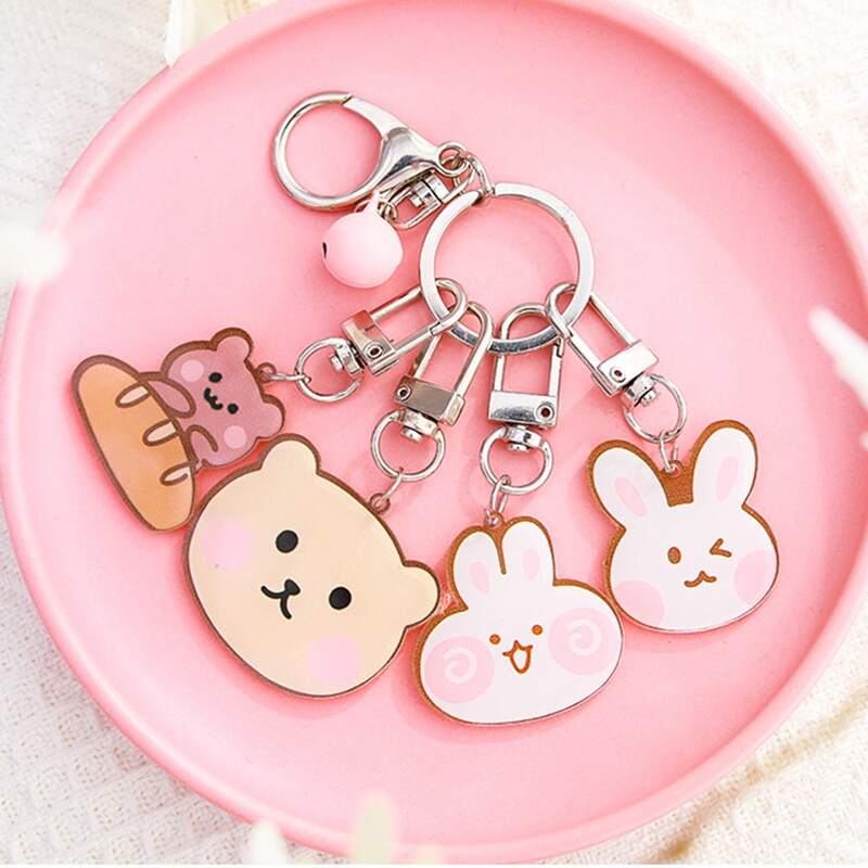 

1pc Random Cartoon Keychain, Multicolor