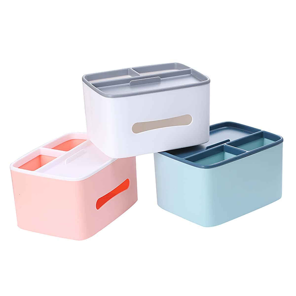 

1pc Multifunction Storage Box, Multicolor