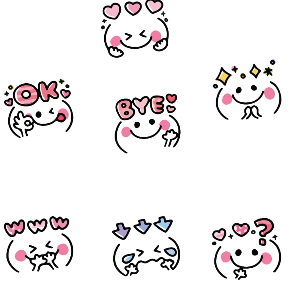 

40pcs Cartoon Sticker, Multicolor