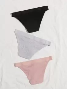 三件套素色內褲套裝
