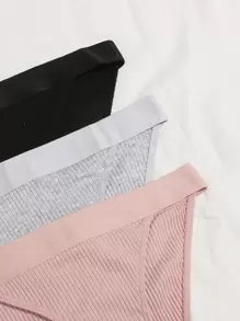 三件套素色內褲套裝