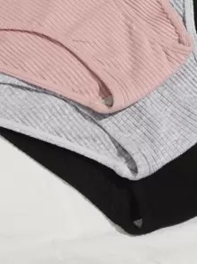 三件套素色內褲套裝