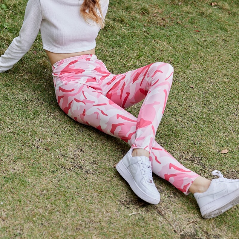 

Camo Print Leggings, Multicolor