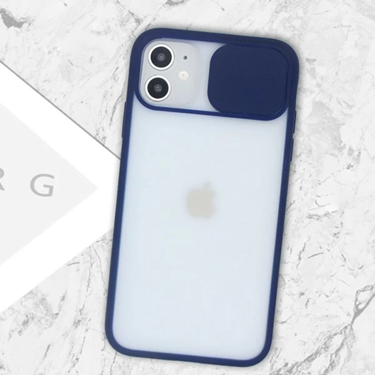 

Contrast Frame iPhone Case, Blue