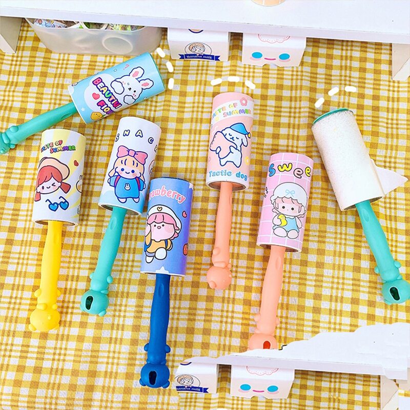 

1pc Random Cartoon Lint Roller, Multicolor