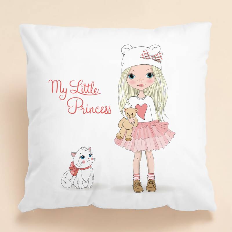 

Cartoon Figure Cushion Cover Without Filler, Multicolor