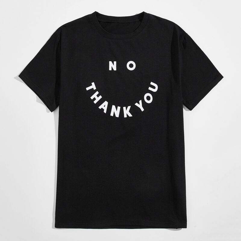 

Guys Letter Graphic Tee, Black