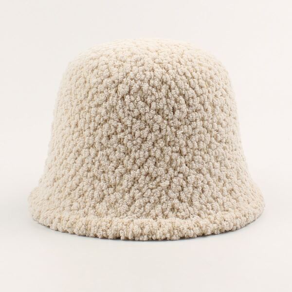 

Plain Bucket Hat, Beige