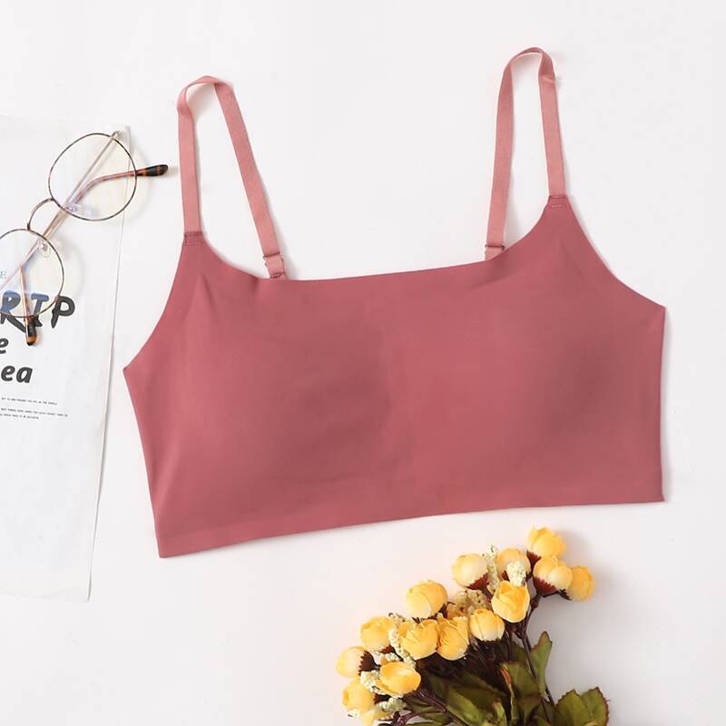 

Solid Seamless Bra, Dusty pink