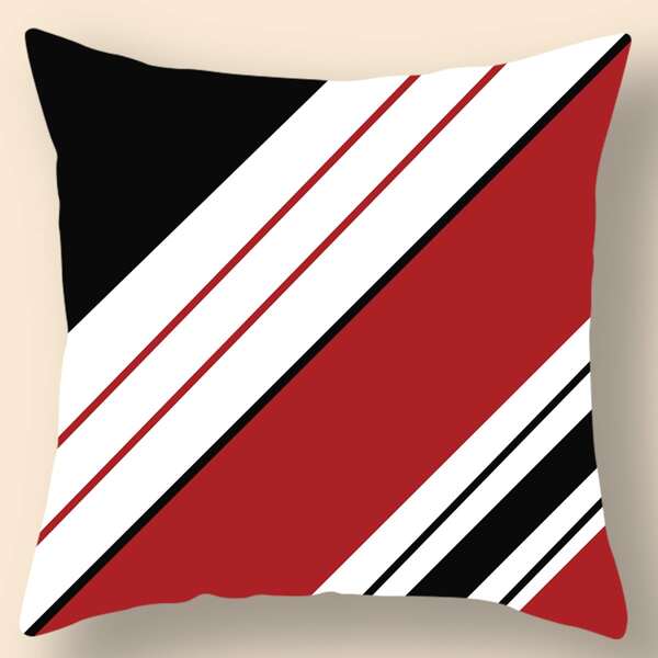 

Striped Pattern Cushion Cover Without Filler, Multicolor