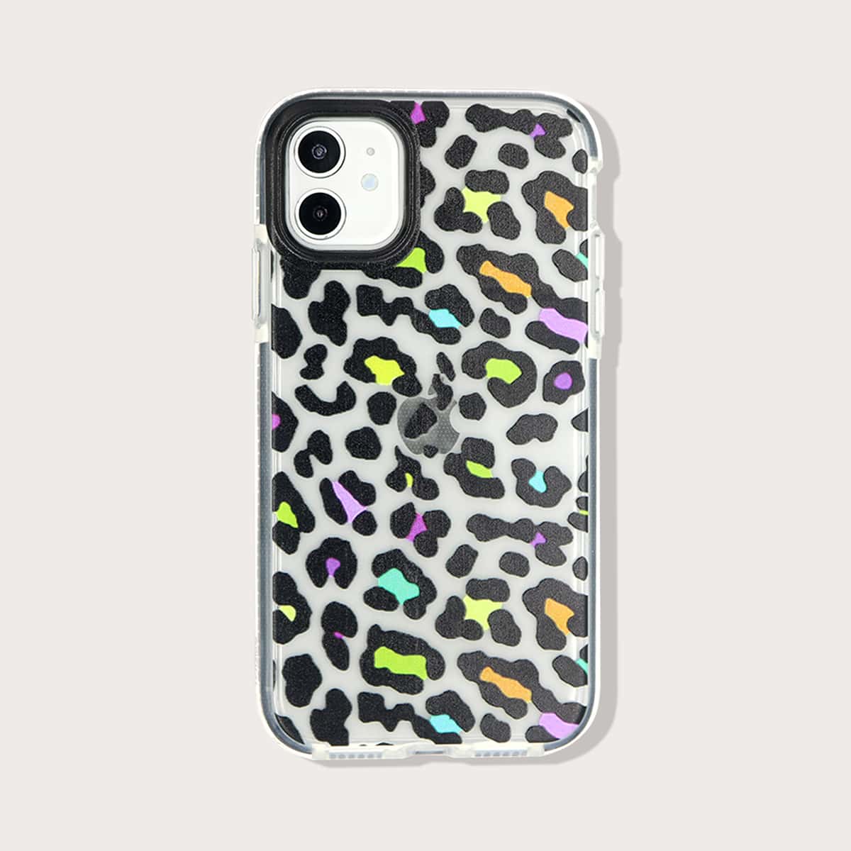 

Leopard Clear iPhone Case, Multicolor