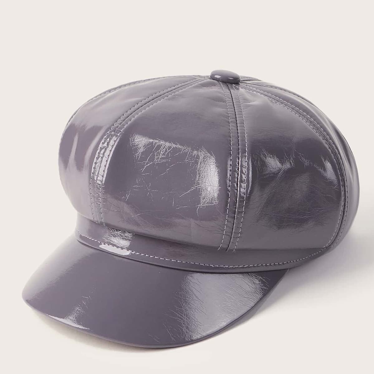 

Simple Baker Boy Hat, Mauve purple