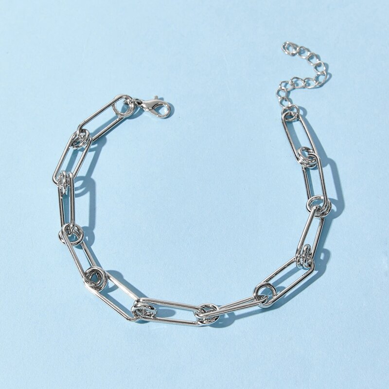 

Simple Chain Bracelet, Silver