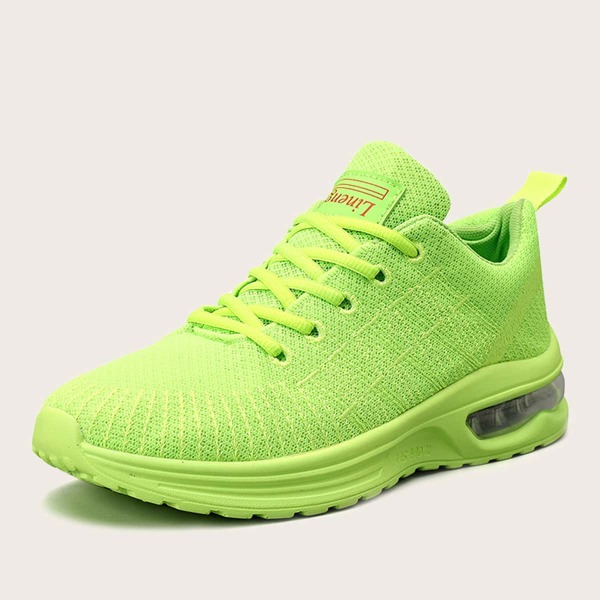 

Men Lace Up Front Sneakers, Lime green