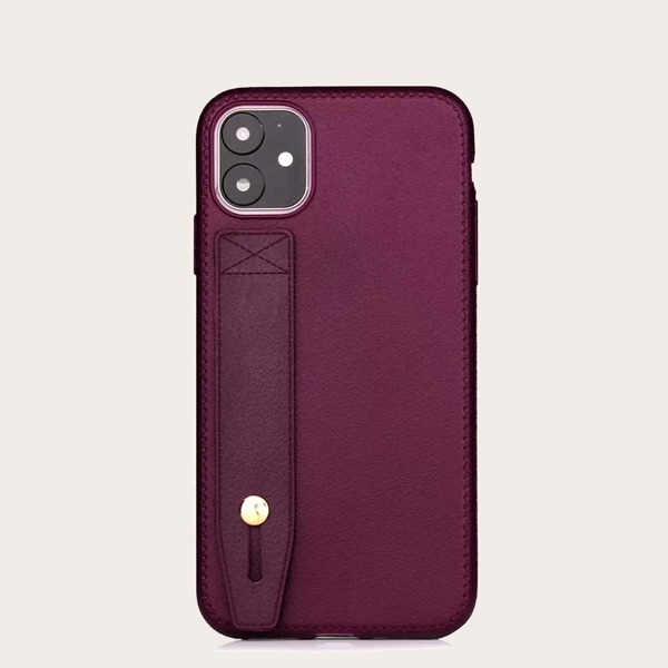 

Чехол для iPhone с ремешком на руку, Бургундия
