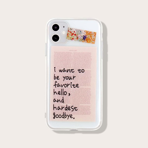 

Letter Graphic iPhone Case, Multicolor