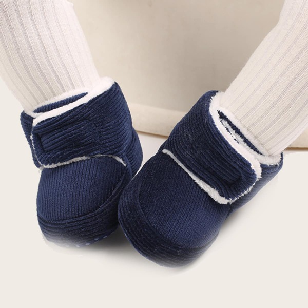 

Baby Boy Velcro Strap Warm Boots, Blue