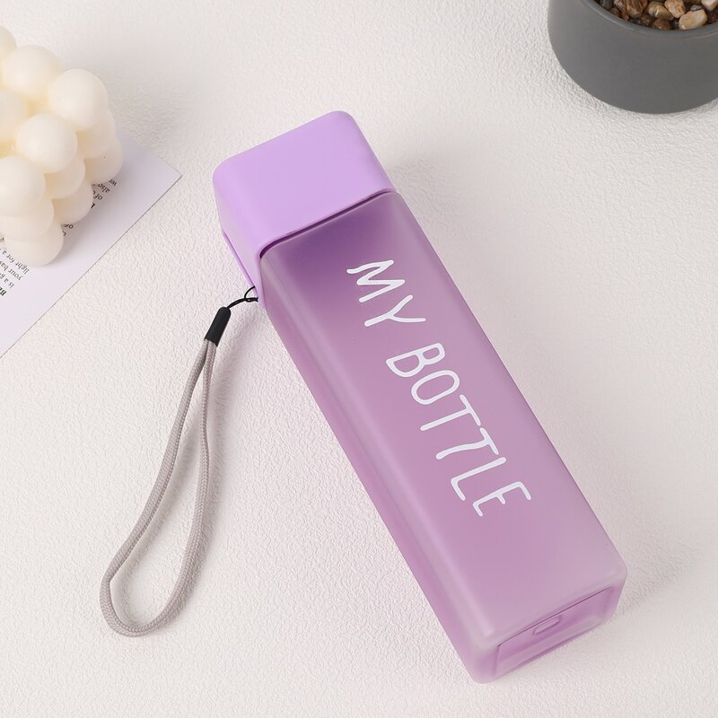 

Letter Water Bottle, Pastel lilac purple