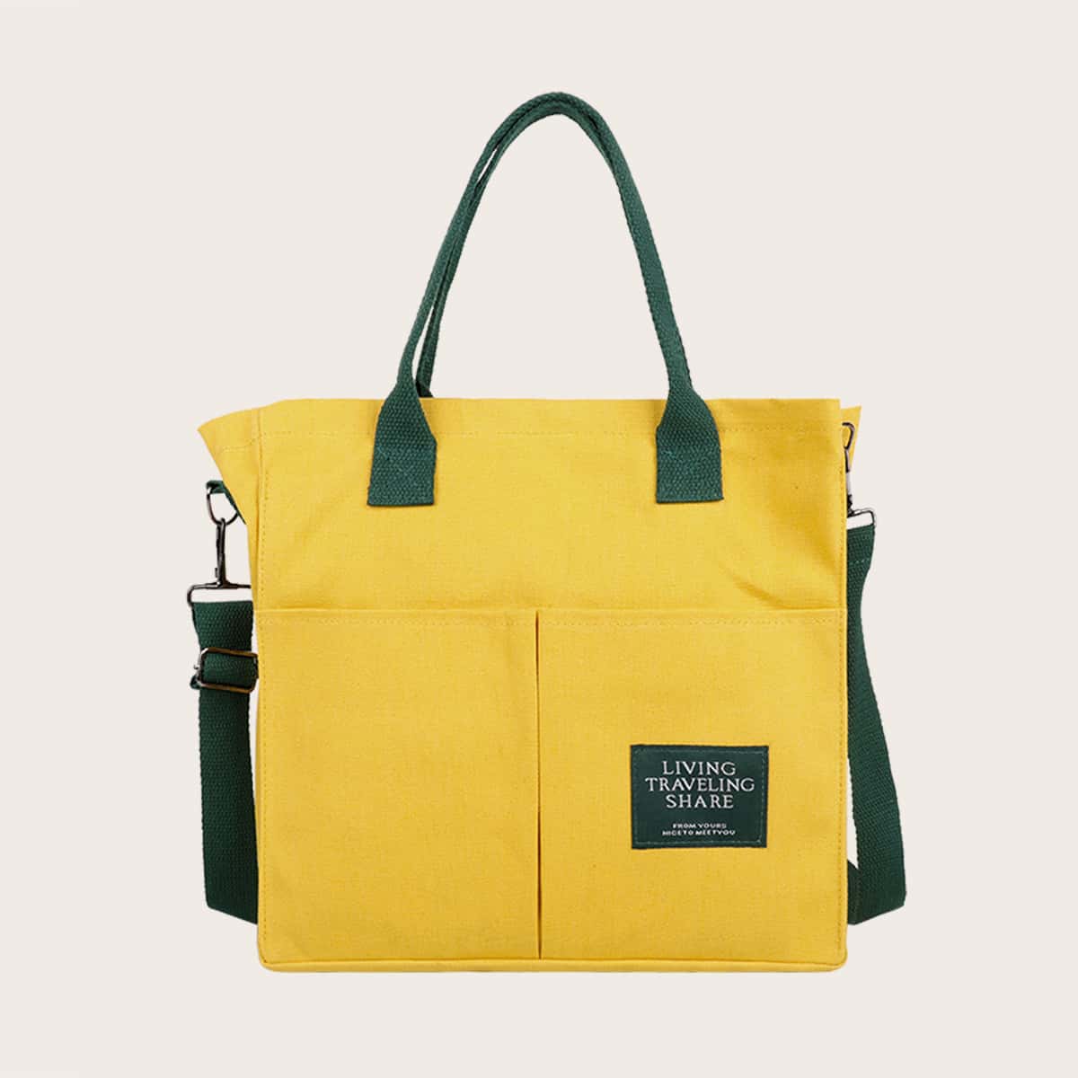 

Canvas Tote Bag, Yellow