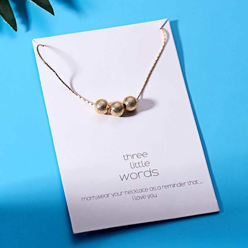 

Golden Beaded Necklace, Gold