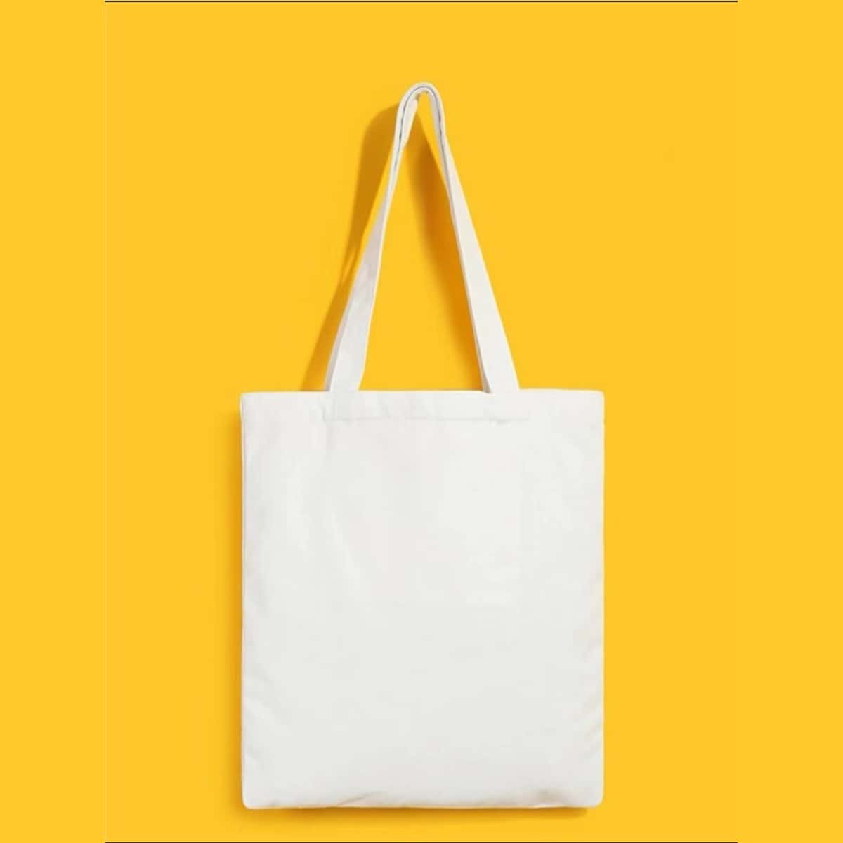 Image of Minimalist Solid Tote Bag