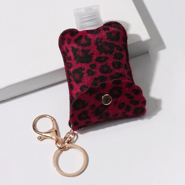 

Hand Sanitizer Charm Keychain, Red