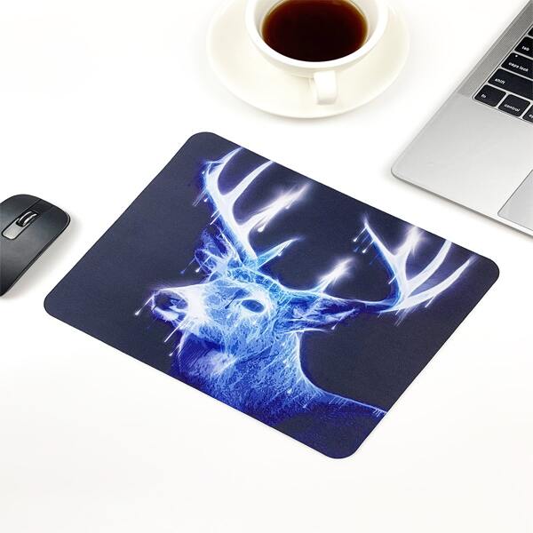 

Deer Pattern Mouse Pad, Multicolor
