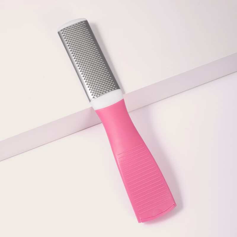 

1pc Exfoliating Foot File, Hot pink