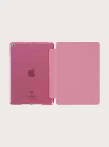 素色iPad平板殼 - 粉色 - 查看 1