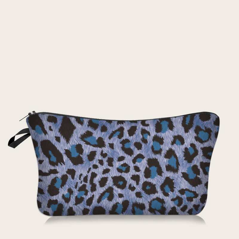 

Leopard Print Makeup Bag, Multicolor