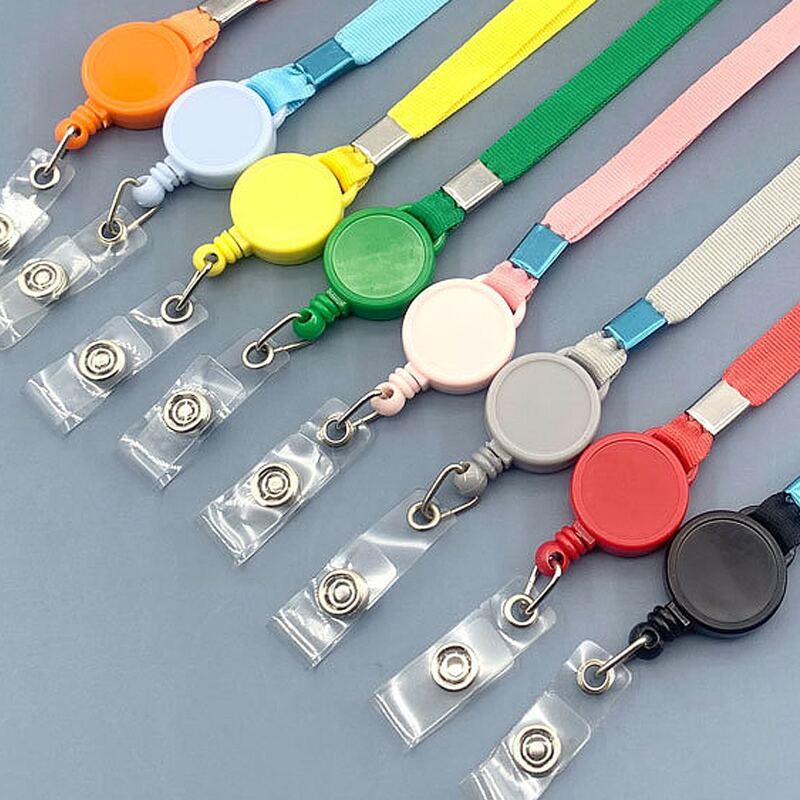 

1pc Random Color Elastic Lanyard, Multicolor