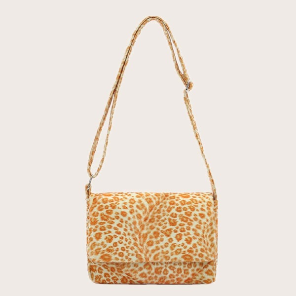 

Leopard Crossbody Bag, Yellow