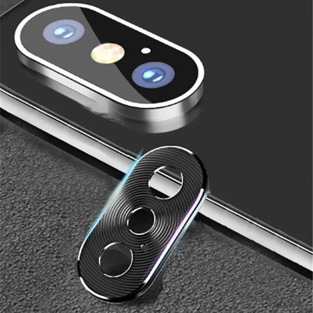 

1pc iPhone Camera Lens Protector, Black
