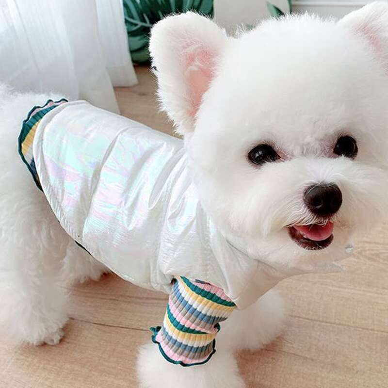 

Laser Cotton Dog Jacket, White