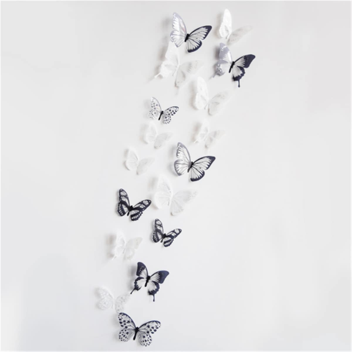 

18pcs 3D Butterfly Wall Sticker, Multicolor