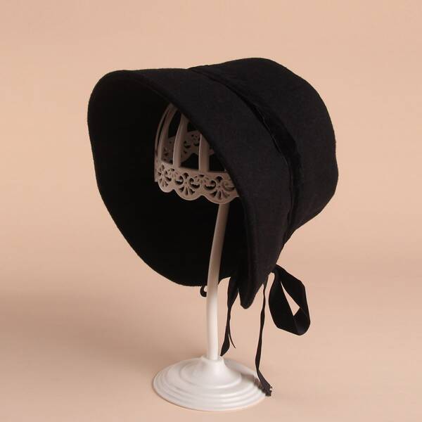 

Toddler Kids Solid Floppy Hat, Black