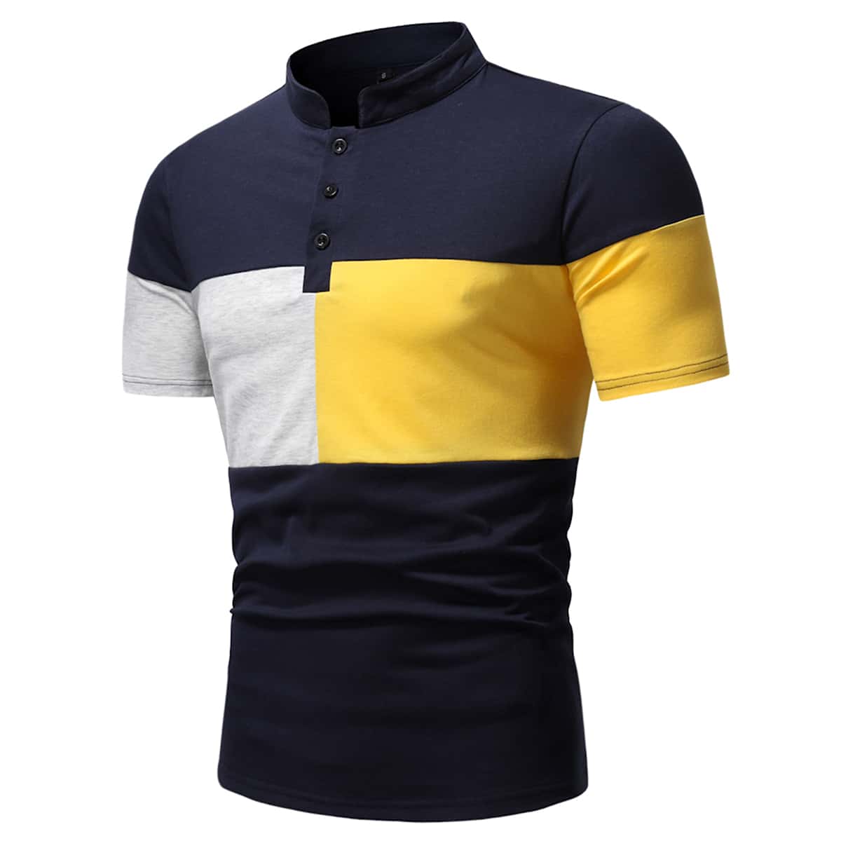 

Guys Cut And Sew Polo Shirt, Multicolor