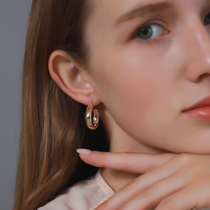

Simple Hoop Earrings, Gold
